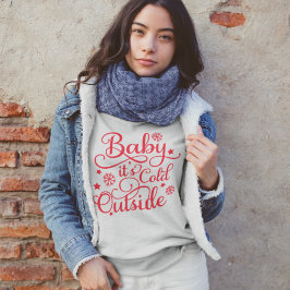 Baby sitt Kall utanför Röda skript Kvinnor Tee Shirt