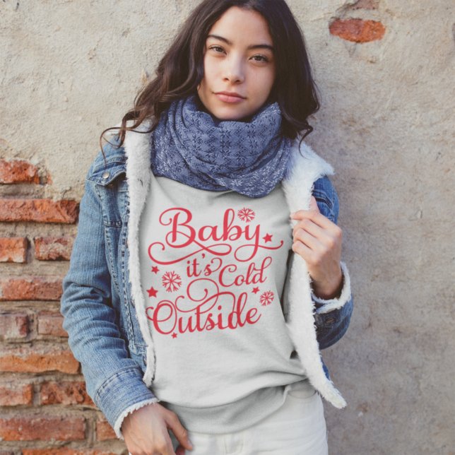 Baby sitt Kall utanför Röda skript Kvinnor Tee Shirt (Skapare uppladdad)