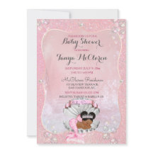 Baby Sjöjungfru Afrikas Snäcka Rosa Pearls