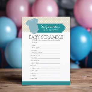 Baby-skammusslor - Blue Boy Polka dots