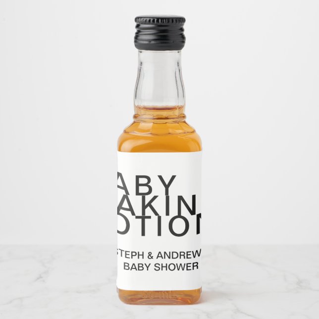 Baby Skapar PEG-parets babyskabokare Spritflaskor Etikett (Framsida)