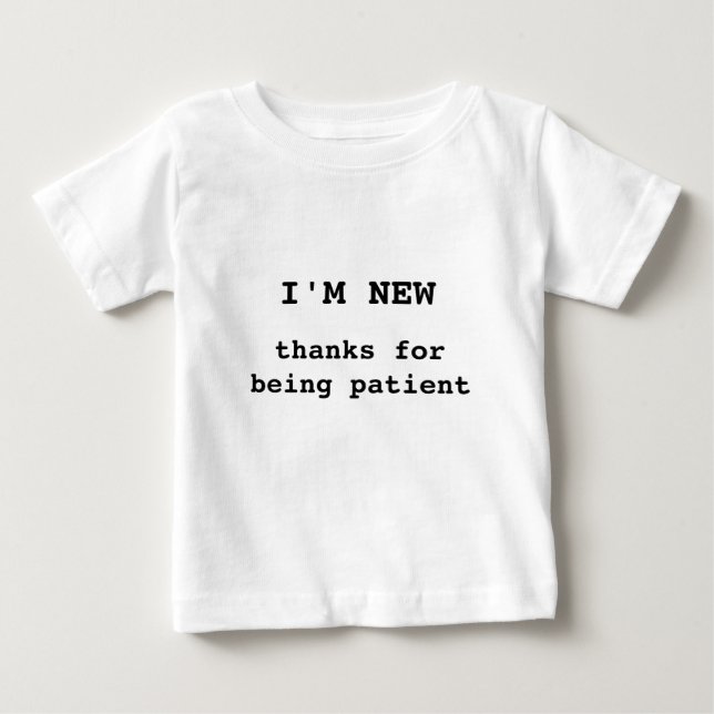 Baby-skjorta T-shirt (Framsida)