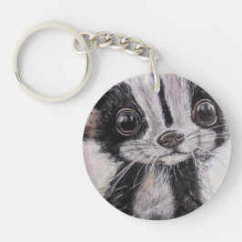 Baby Skunk Acrylic Keychain