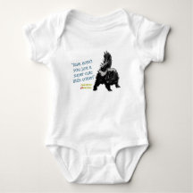 Baby Skunk barn bodysuit