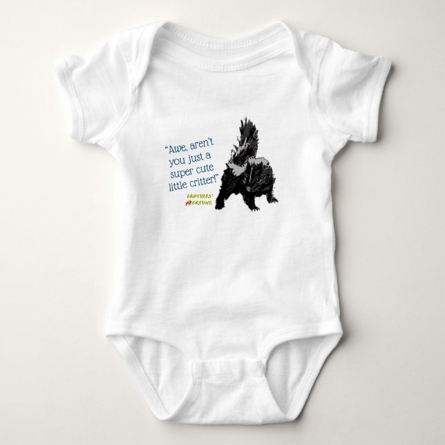 Baby Skunk barn bodysuit T Shirt (Framsida)