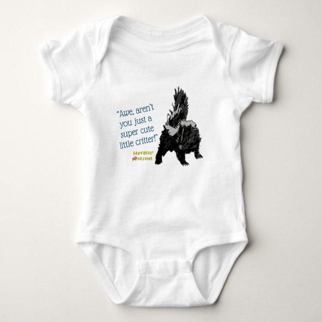 Baby Skunk barnkläder T Shirt (Framsida)