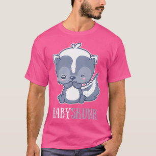 Baby Skunk Polecat Funny Sopor Animal T Shirt