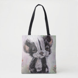Baby Skunk Tote Tygkasse