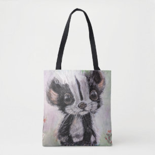 Baby Skunk Tote Tygkasse