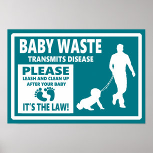 BABY SLÖSAR - Välgörenhetsmeddelande Poster