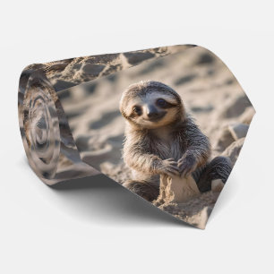Baby Sloth Byggnad Sand Castles Slips
