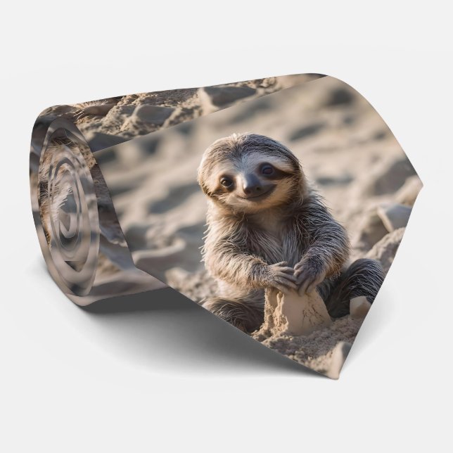 Baby Sloth Byggnad Sand Castles Slips (Rullad)