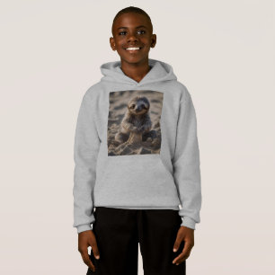 Baby Sloth Byggnad Sand Castles T Shirt