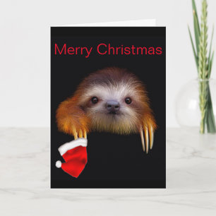 Baby Sloth-julkort Helgkort