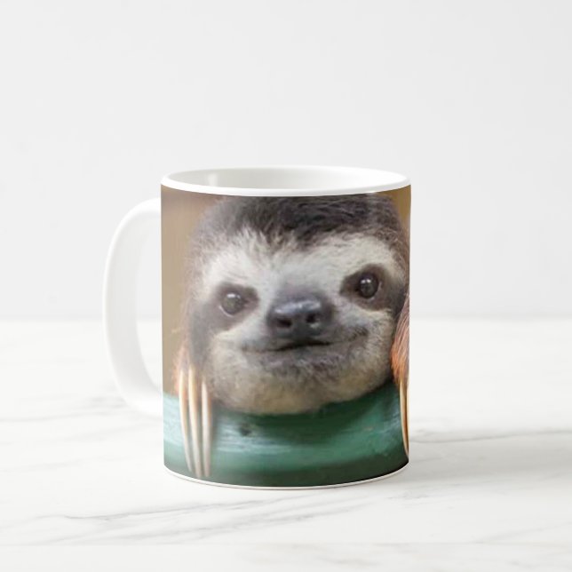 Baby Sloth Mugg (Framsida vänster)