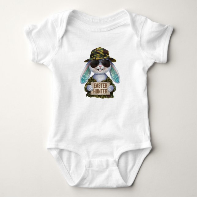 Baby & Småbarn Påsk Bodydräkter T Shirt (Framsida)