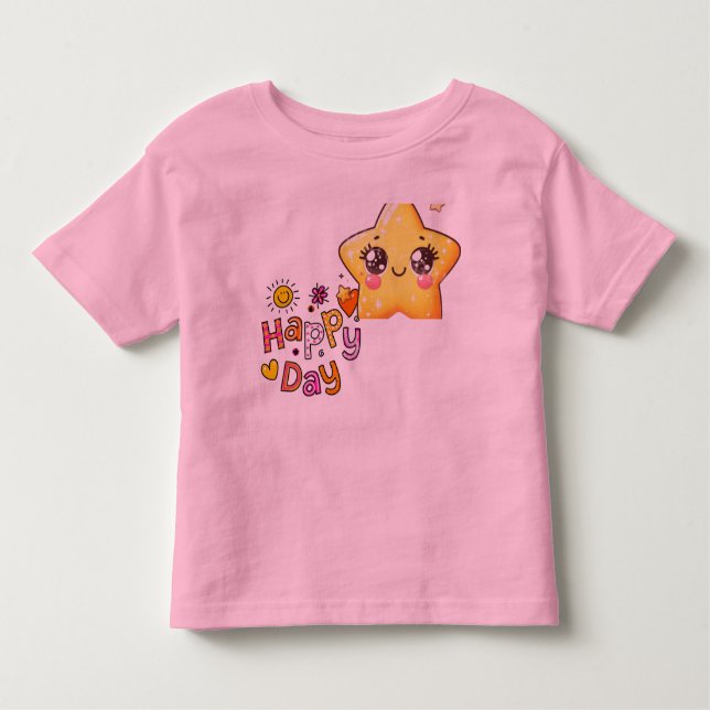 Baby småbarn t-shirt (Framsida)