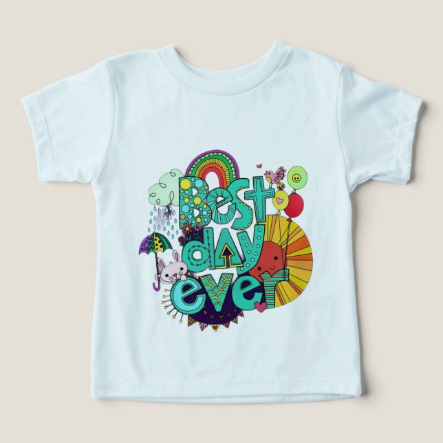 Baby småbarn t-shirt (Design Framsida)
