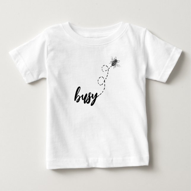 Baby Småbarn T-Shirt - Busy Bee (Framsida)