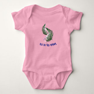 Baby Småbarns Bodysuit Nya Zeeland Aotearoa Fern T Shirt