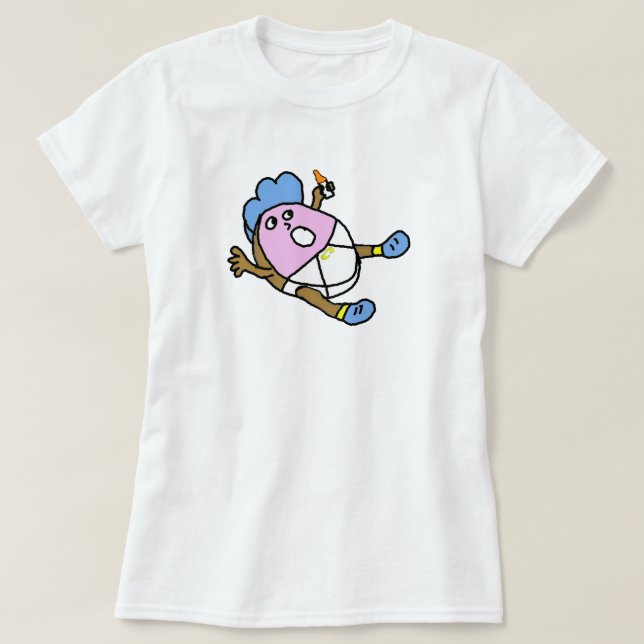 Baby-smaksatt donut t shirt (Design framsida)