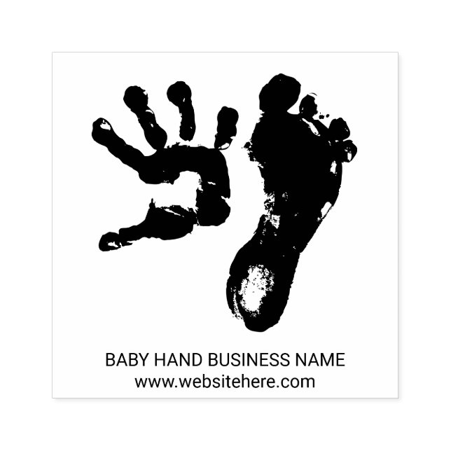 Baby Small Hand Foot Stämpel (Tryck)