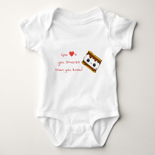 Baby S'mores Shirt T Shirt (Framsida)