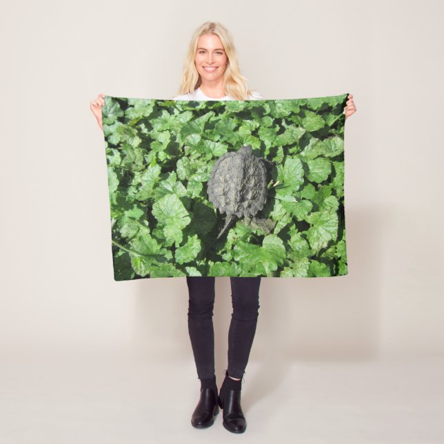 Baby Snapping Turtle Fleece Blanket (På plats)