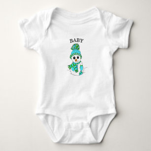 Baby Snögubbe Cute Whimsical jul T Shirt
