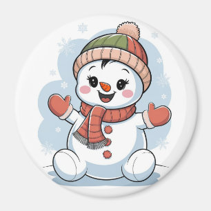 Baby Snögubbe Magnet