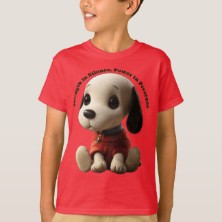 Baby Snoopy - Styrka i Tystnad, Kraft i Närvaro T Shirt