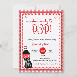 Baby Soda Ready to POP! Baby Shower Inbjudningar