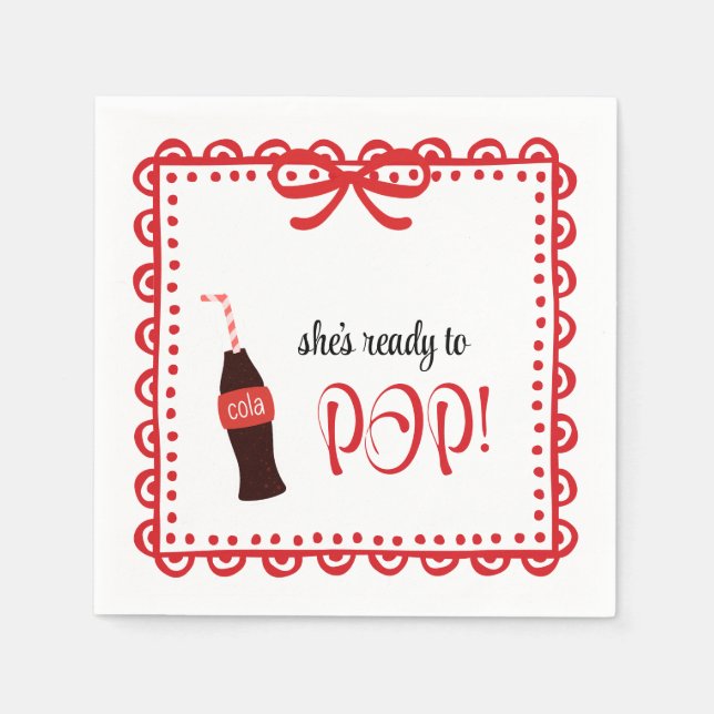 Baby Soda Ready to POP  Pappersservett (Framsidan)