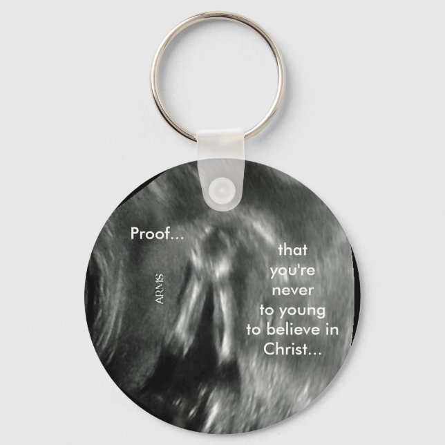 Baby som ber nyckelring (Framsida)