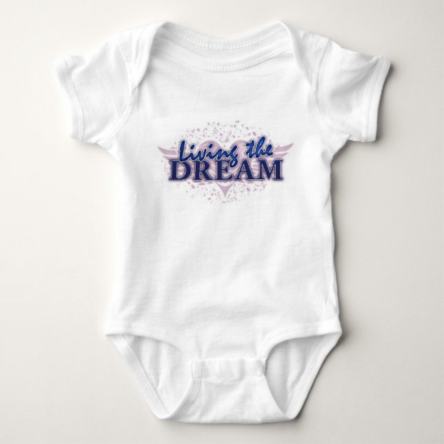 Baby som bor drömmen t-shirt (Framsida)
