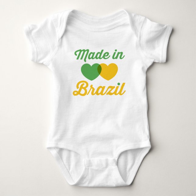 Baby som göras i Brasilien T-shirt (Framsida)