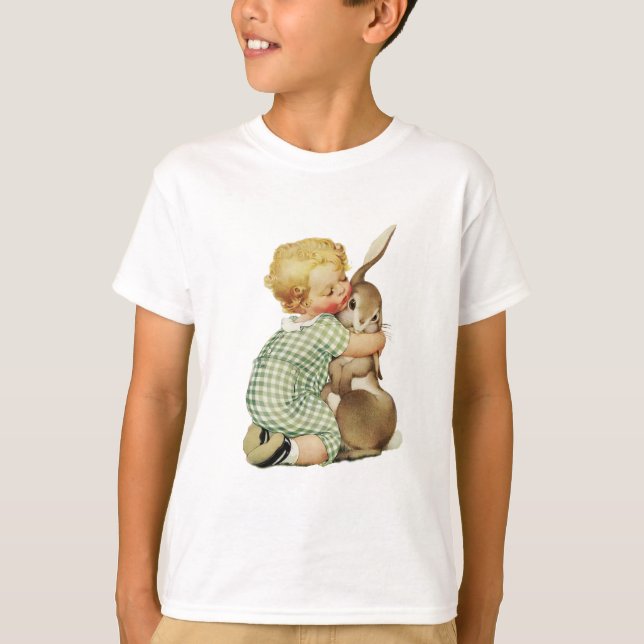 BABY SOM KRAMAR PÅSKHAREN TEE SHIRT (Framsida)