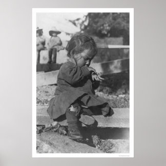 Baby som spelar i Nome 1906 Poster