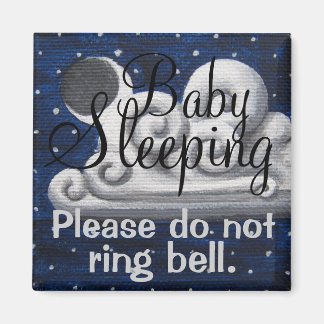 Baby Sömmande grumlig ytterdörrsmagnet nattetid Magnet