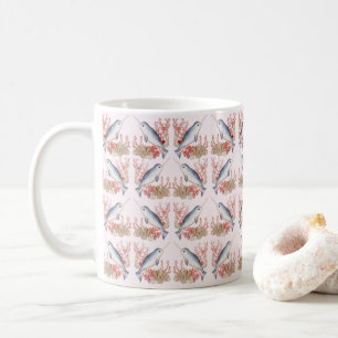 Baby söta Narwhal-sjösiakeller Kaffemugg