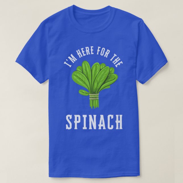 Baby Spinach Organic Spinach och Kale Vegetarian V T Shirt (Design framsida)