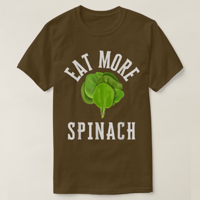 Baby Spinach Organic Spinach och Kale Vegetarian V T Shirt (Design framsida)