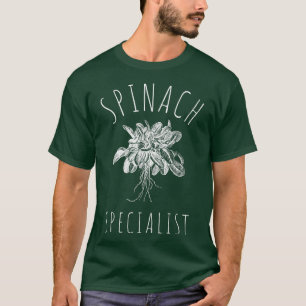 Baby Spinach Organic Spinach och Kale Vegetarian V T Shirt