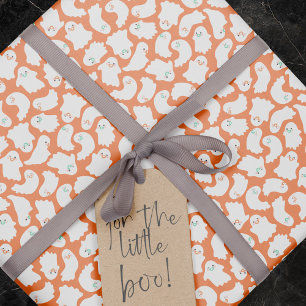 Baby Spöken med Nappar Orange Babyskåda för Presentpapper
