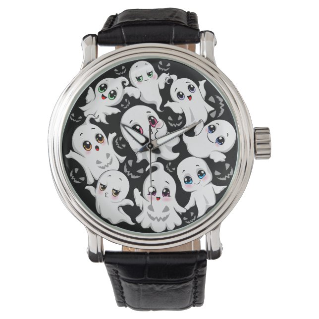 Baby Spöken Spooky Cute Halloween Mood Armbandsur (Framsida)