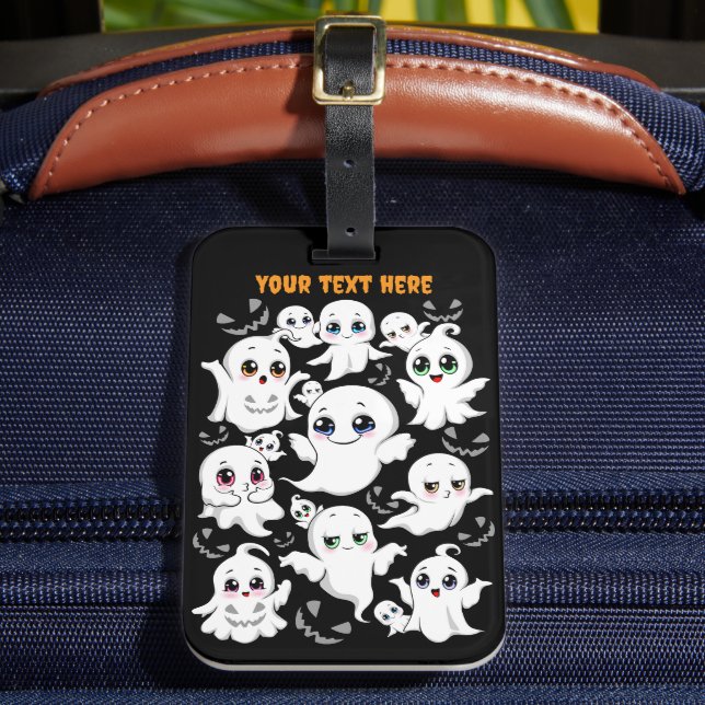 Baby Spöken Spooky Cute Halloween Mood Bagagebricka (Framsida Insitu 2)