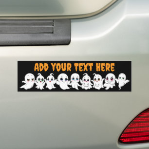 Baby Spöken Spooky Cute Halloween Mood Bildekal