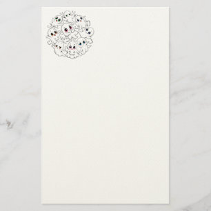 Baby Spöken Spooky Cute Halloween Mood Brevpapper