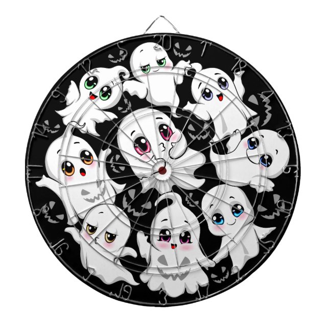 Baby Spöken Spooky Cute Halloween Mood Darttavla (Framsidan)