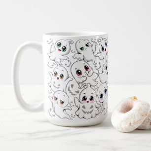 Baby Spöken Spooky Cute Halloween Mood Kaffemugg